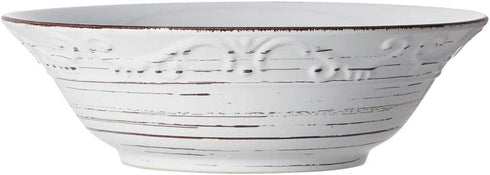 Pfaltzgraff Trellis Serve Bowl, 9", White