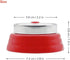 Mechanical Timer - 60 Minutes Visual Countdown Timer for Cooking, Classroom, Game, Study, with Magnetic Alarm Clock.