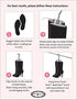 Boottique (Set 3); On Sale! The Boot Hanger in Black - Shoe Storage Space Saver of Boot Hanger, Boot Holder, Boot Clips