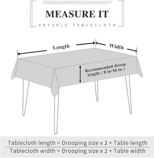 Country (43 43 Inch, ARTABLE Lace Tablecloth - Linen Color Embroidery Farm Elegant Coffee & Dining Tablecloth x