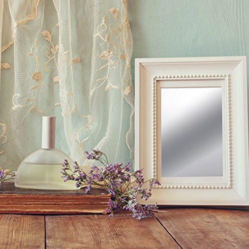 BBTO 9 Pieces Adhesive Craft Mirrors, 6 x 9 Inches, 6 x 6 Inches, Flexible Self Adhesive Non-Glass Plastic Wall Stickers