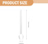 STOBAZA 6Pcs Coffee & Espresso Spoons Glass Stirring Teaspoons 5.58 Inches Stirring Rod Mixing Spoon Ice Tea Stirrers for Coffee Tea Sugar Home Bar Party, Clear
