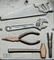 Tool Set with Saw, Wrench, Pliers & More - Chocolate Candy Mold 1282