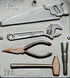 Tool Set with Saw, Wrench, Pliers & More - Chocolate Candy Mold 1282