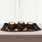 Coffee Table Decor, 3 Pieces Candle Holders with Tray and Rocks, Centerpiece