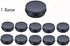 Aluminum Metal Tin 1oz/30ml - Black Round Tin Cans with Screw Top Lid, Pack of 10