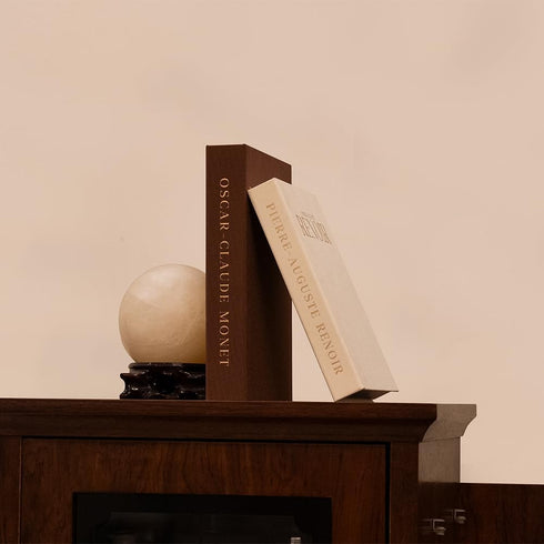Set 2 Aesthetic Decorative Books - of Linen Fake/Faux Books Enhance Your Coffee Table, Living Room, Bookshelf, Bedside