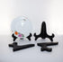 Artliving Black 6" Wood-Like Plastic Easels, Set of 4 Plate Display Stands and Picture Frame Holders