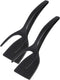 2PCS Egg Flipper Spatula, 2 in 1 Grip and Flip Spatula Tongs, Fried Egg Spatula for Home Kitchen Cooking Tool