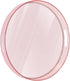 MAONAME Clear Round Serving Tray with Handles, 13" Plastic Clear Tray, Round
