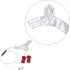 WR49X10173 Water Tube Heater Kit for Refrigerator Dispenser, Compatible with Top Brands, Replaces AP4318572, 1381601,