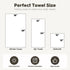 12x24 Inch Set 4 Artoid Mode Black Xmas Tree Snowman Merry Christmas Bar Kitchen Towels, Quick Dry Microfiber Cloth