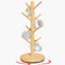 Mug Holder Tree, Upgraded 360° Rotated 8 Hooks Coffee Cup Holder, Wood Rack for Kitchen Home Organizer