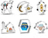 Aprildecember Ramadan and Eid Cookie Cutter Set of 7 - Includes Mosque, Lantern, Moon, Star, Kaba, Sheep Head, Camel
