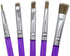 AK ART KITCHENWARE Sugar Cookie Brushes Set, Gum Paste Flower Tools, Fondant Cake Decorating Supplies (Set of 5pcs)