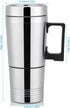 Asixx 12V/24V Car Heating Cup, 300ml Electric Kettle for Coffee, Tea, Water Mug, 304 Stainless Steel (24V)
