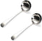 7.6'' Gravy Ladle Sauce Soup Spoon - Heavy Duty 18/10 Stainless Steel for Small Dishes (2 pcs)