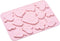 DanLingJewelry 2Pcs Heart Silicone Molds, Valentine Heart Shape for Chocolate Cake, Jelly, Pudding
