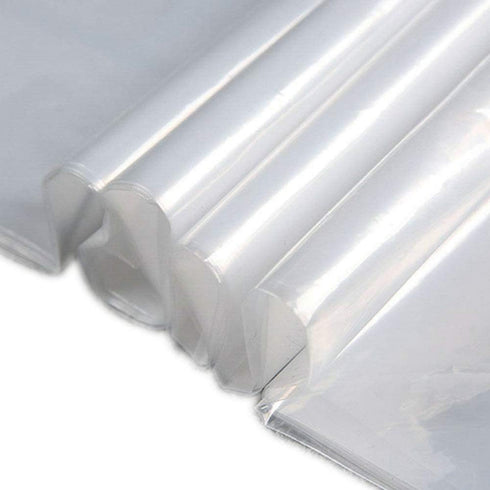 Pack of 50 Garment Bag Transparent Clothing Dust Cover for Dustproof Hanging Clothes, Suit Dress Jacket Cover for