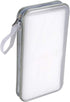 72 Capacity Heavy Duty CD DVD Blu-ray Media Case - Storage Holder Organizer Wallet - Clear