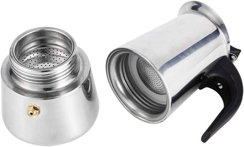 Asixx Stainless Steel Coffee Maker, Perfect for Home or Office, 4 Sizes (450ml)