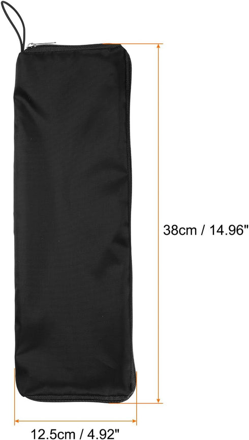 Wet Umbrellas Bag 15"x5" Superfine Fiber Reversible Umbrellas Sleeve Cover Portable Waterproof Case for Storage Carry Travel Home Outdoor, Black