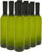 nicebottles Plastic Wine Bottles & Screw Caps, Green, 750ml - Pack of