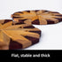 Natural Wood Trivets Set of 2 for Hot Dishes - 7-inch Wooden Kitchen Hot Pads Made in Ukraine