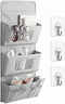 Wall Hanging Organizer Canvas with Pockets, Waterproof Oxford Cloth Storage Bag for Kitchen, Bedroom, Bathroom, Office