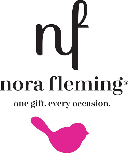 Nora Fleming Hand-Painted Mini: Best Birthday Ever Candle Holder Cake A194