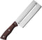 Sugarcane Peeling Knife - Pineapple Peeling Knife with Stainless Steel Blade and Natural Non-slip Brown Wooden Handle