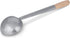 Craft Wok Small Wok Ladle Stainless Steel Traditional Wok Hoak with Ergonomic Wooden Handle Professional Asian Kitchen Utensil for Stirring Serving / 732W6-1