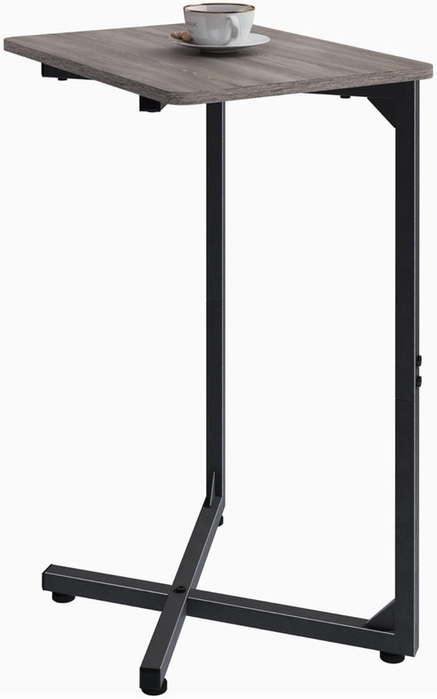 Generic NEFROM C-Shaped End Table, Small Couch Side Table, Sofa TV Tray Table
