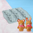 Candy Animal Silicone Mold, Rabbit Bear Shape for Chocolate, Soap, Cake Decorating, DIY Kitchenware Baking Tools