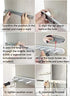 Extendable Sliding Wardrobe Hook Rail with Hardware Pull Out Closet Rod Organizer for Home, Office, Hotel