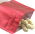 QQ Studio 100 Matte Metallic Color Stand-Up Resealable QuickQlick Bags with Frosted Window (7.1" x 10.2")