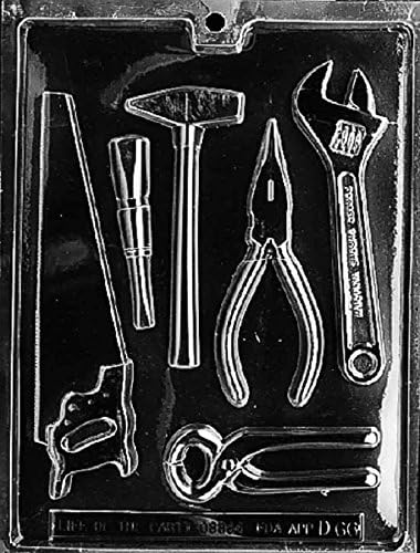 Grandmama's Goodies D066 Tool Assortment Chocolate Candy Soap Mold with Exclusive Molding Instructions