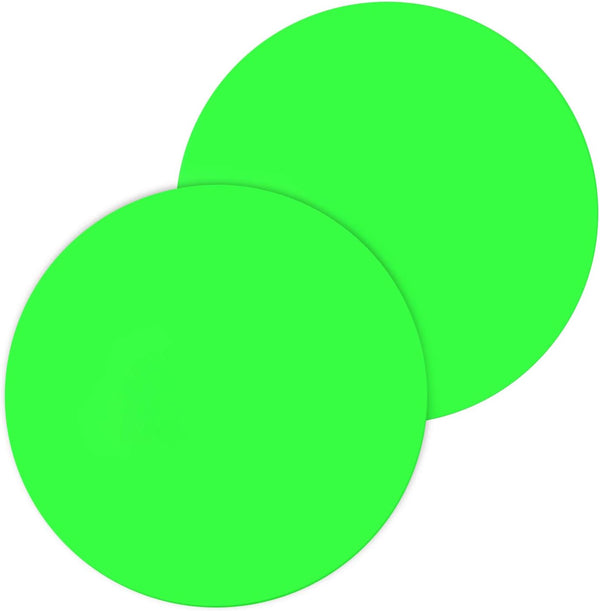 12" Silicone Microwave Multi-Mat, Non-Stick Heat Resistant Oven Mat - 2 Pack (Green)