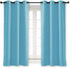 NICETOWN Blackout Curtain for Bedroom, Single Panel, W34 x L63 inches, Teal Blue, Thermal Insulated