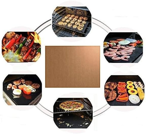 5 PACK Heavy Duty Teflon Oven Liners, Large Oven Protector Sheets for Gas and Electric Ovens