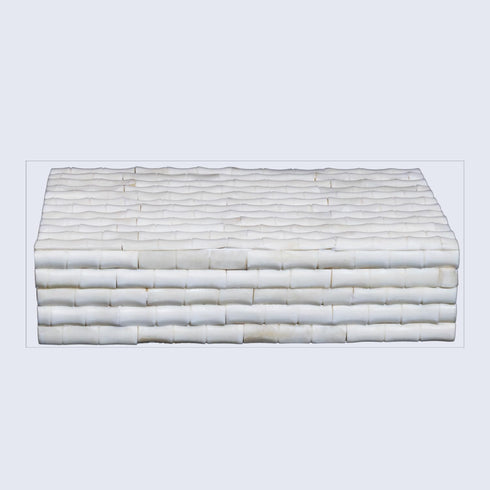 Handicrafts Home Handmade Ivory Pattern Decorative Box, Storage Organizer for Keepsakes, Boho Style