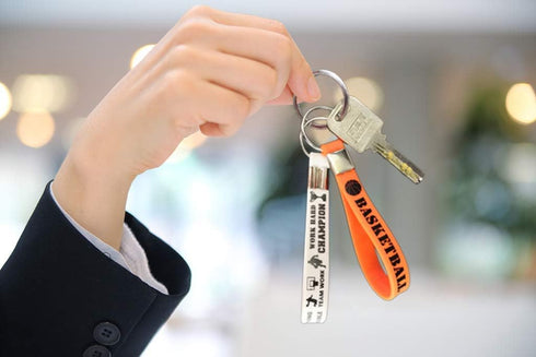 CupaPlay 24 PCS Basketball Keychains/Keyrings, Motivational Bulk for Teenagers, Basketball Party Favors