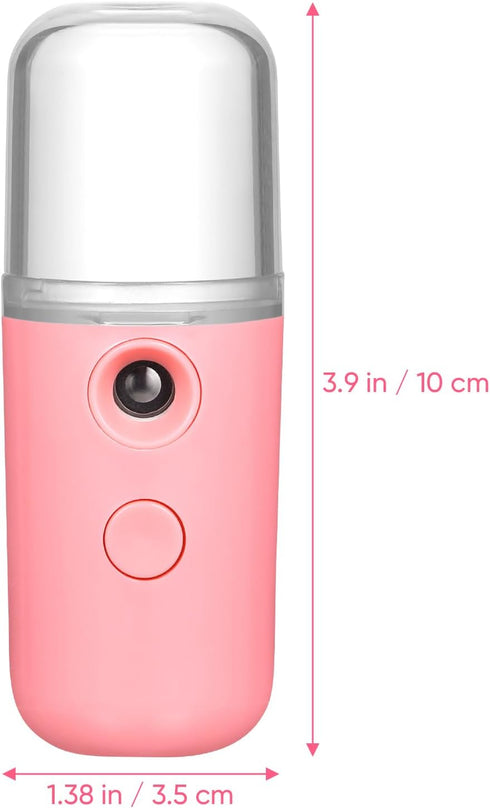 LIFKOME Hand Held Humidifier Portable Humidifier Pink Humidifier Diffuser Face Mister for Home Office Travel by LIFKOME