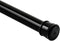 Shower Curtain Rod, 28-48 Inch Adjustable Tension Rods, 1" Diameter, No Drilling, Black