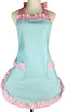 RosieLily Retro Aprons for Women, Vintage Kitchen Apron with Pockets for Cooking and Baking