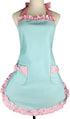 RosieLily Retro Aprons for Women, Vintage Kitchen Apron with Pockets for Cooking and Baking