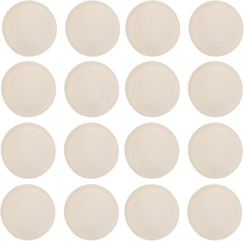 DOITOOL 100 PCS Disposable Paper Cup Covers - Recycled Hot Cup Lids for Cafe, Hotel, KTV Bars (3.1 Inch)