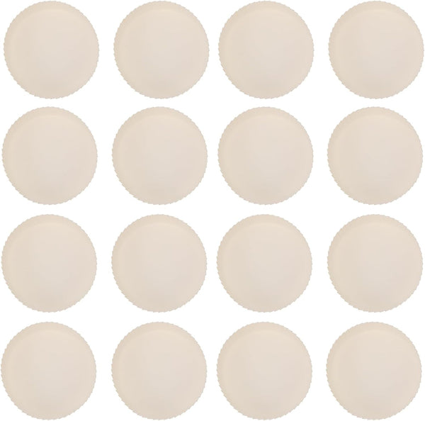 DOITOOL 100 PCS Disposable Paper Cup Covers - Recycled Hot Cup Lids for Cafe, Hotel, KTV Bars (3.1 Inch)