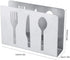 Fdit Stainless Steel Napkin Holder, Decorative Paper Cocktail Rack for Kitchen Countertops, Dinner Tables Organizer