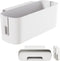 Bedside Organzier Caddy Hanging, Plastic Bunk Bed Shelf with Hooks, Large Storage